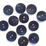 Re-Stocked, Indigo/Navy Velvet Large Agoya Shell 1-1/8" 2-hole Button, #1207