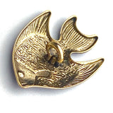 Fish Button Blue by Susan Clarke   7/8"  # SC-617