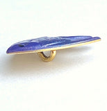 Fish Button Blue by Susan Clarke   7/8"  # SC-617