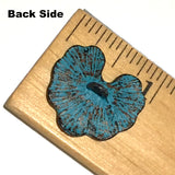 Lotus Leaf Blue/Copper Button 1"   #SWC-28