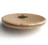 Bee and Flowers Art Stone Button by Susan Clarke 2" #SC-2015