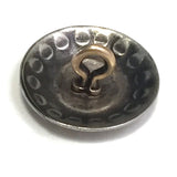 Southwest "Wreath" Concho Button 5/8" Nickel Silver  #SW-74