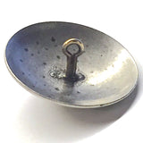 Re-Stocked Desert Lily / Black "Onyx" 1-1/4" Shank-Back Southwest Button, # SW-41