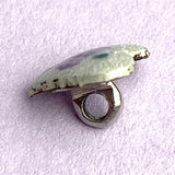 Lavender Tiny Vintage Heart 3/16" Two Buttons, from Susan Clarke Shank Back  #SC-26