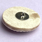 Purple/Blue Butterfly, Art Stone Button, 1" #1051 By Susan Clarke