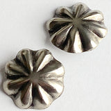 Nickel Silver Umbrella Repousse Button 1"  # WN216