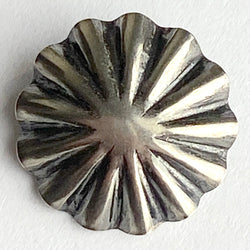 Nickel Silver Repousse Button 3/4"  # WN204