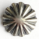 Nickel Silver Repousse Screw-Back Concho 3/4"  # WN204-CH