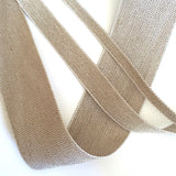 Linen Ribbon, Natural Flax, 4 widths, by the Yard