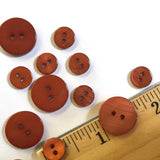 3/8" Copper River Shell  2-hole Button, TEN for $8.00  #2242