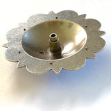 Silver/Gold Engraved Telluride Pico Berry Concho 2-3/8" Screwback  #CC-121