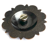 Copper/Black Copper Canyon Engraved Concho 2" Screwback  #SWM-10
