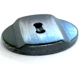 Silver Stripe w. Charcoal Metal - 5/8" or 11/16" round