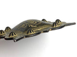 Old Gold 2" Square Engraved Pillow Concho Screwback  #SWM-12