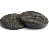 Tribal Grains, Hand Carved Horn Button 1-1/8" or 1-9/16"