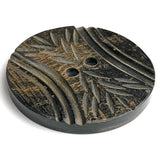 Tribal Grains, Hand Carved Horn Button 1-1/8" or 1-9/16"
