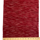 Remnant, Cranberry Wine Lightning Vintage Kimono Silk 14" x 60" Piece  #257