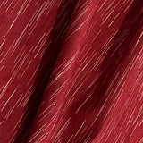 Remnant, Cranberry Wine Lightning Vintage Kimono Silk 14" x 60" Piece  #257