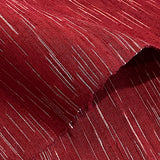 Remnant, Cranberry Wine Lightning Vintage Kimono Silk 14" x 60" Piece  #257