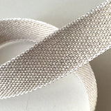 Linen Ribbon, Natural Flax, 4 widths, by the Yard
