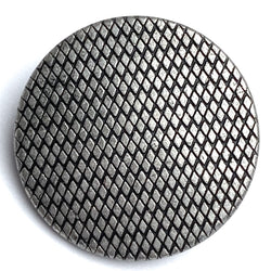 Silver Diamond Mesh Button 7/8" 22mm   #SWC-124