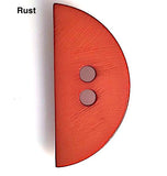 Large Half Circle Button in 3 colors 2"