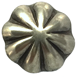 Southwest Silver Umbrella Repousse Shank Back Button  3/4"  # WN214