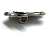 Horse with Hat Metal Button 15/16". #SWC-83
