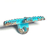 Turquoise Starfish Sea Star Button, Green Patina 3/4"   #SWC-46