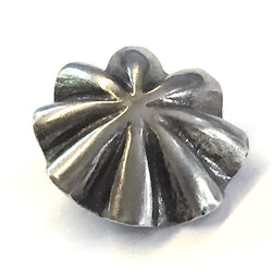 SALE and LAST ONES, 15/16" Southwest Nickel Silver Umbrella Repousse Shank Back Button  # WN216