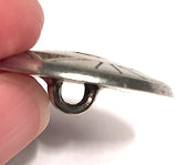 Southwest Deer Button, 7/8" Pewter, Made in USA.  #DN229