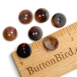 Re-Stocked, Tortoise Shell Translucent Shell Button from Japan, 9/16", TWENTY for $7.00  #KB-913