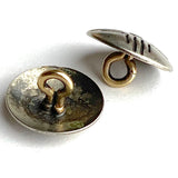 Sixteen Rays Sun Zia Small Concho Button Nickel Silver 1/2"  #SW-37