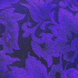 Running Low, Hyacinth Purple Silk Baroque Jacquard, 45" Wide By the Yard. #613