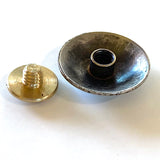 Sun Zia Concho 3/4" Nickel Silver, Screw Back, #SW-81