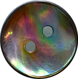 Greens & Blues Vivid Abalone 5/8" / 15mm, Pack of 8 for $11.20  #0034