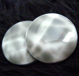 SALE Gray/White Shadow Blur 15/16" Button, 23mm Shank Back   #SWC-106