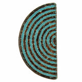Astral Gateway Half Circle Green Patina 7/8". #SWC-74