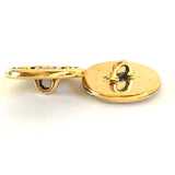 Triskele Button 5/8" Gold, Celtic Triskelion #6566-26